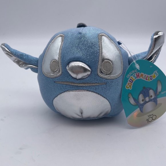 Squishmallow Kellytoy Plush Disney 100 Anniversary Stitch 5" New with Tag - Picture 1 of 6